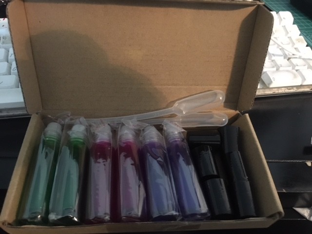 60 colored Stainless Steel Metal Roll on Glass Bottles Roller Ball 10ml KITS
