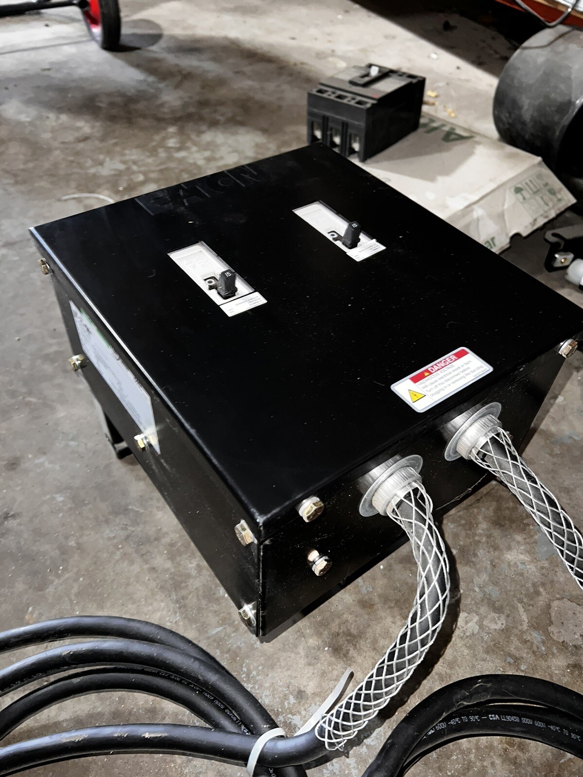 Used Eaton FDDXXXXXXL12CL12C POW-R-FLEX 40A 120V