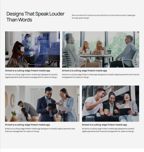 Digital Revolution Website Template Enterprise App Development Modern Business