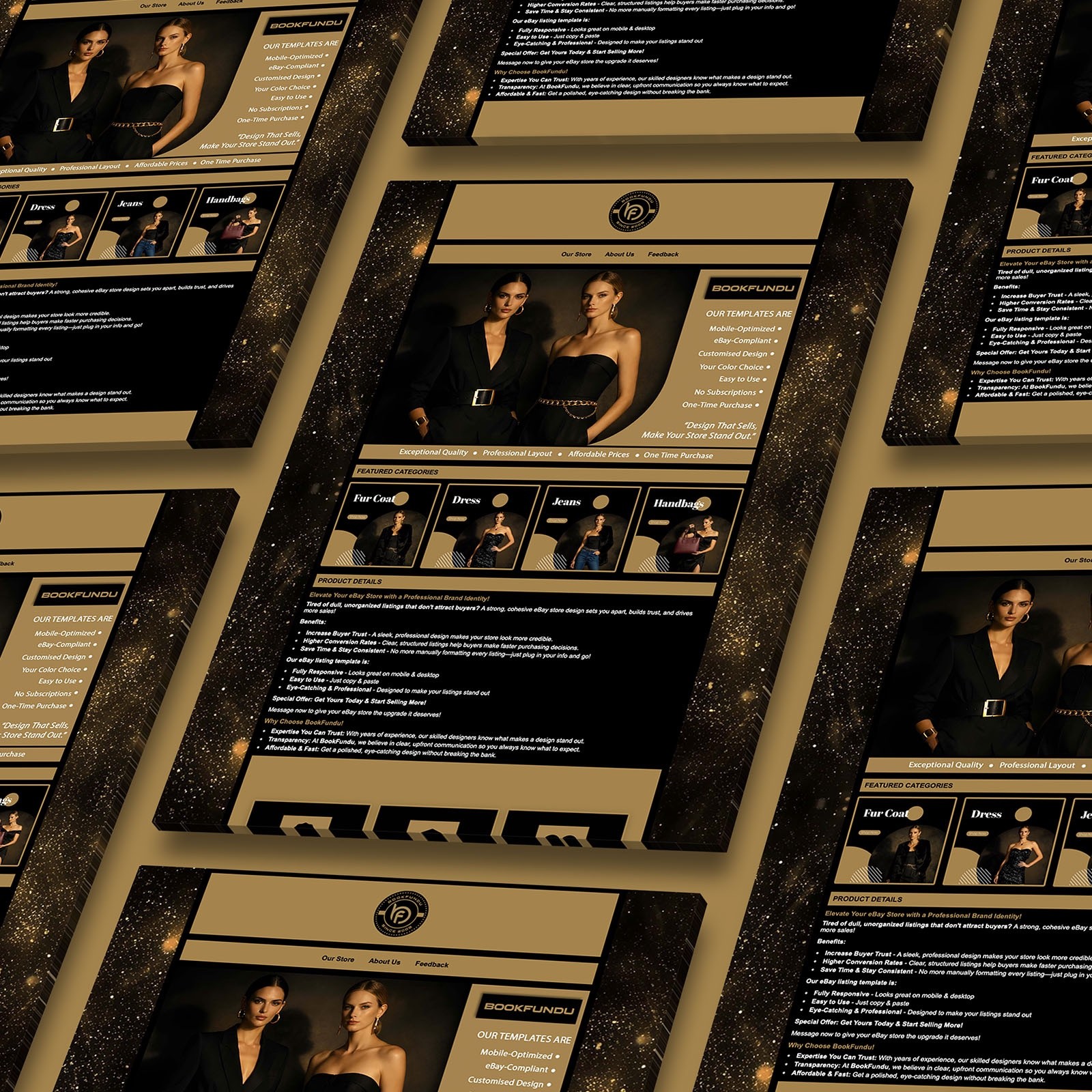 Custom-Built eBay Template & eBay Store Design for Fashion Retailers – BookFundu