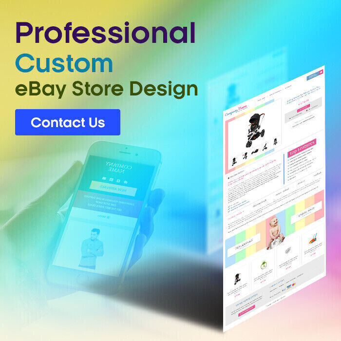 eBay Mobile Responsive Template Auction Listing Professional 2019 Design HTML