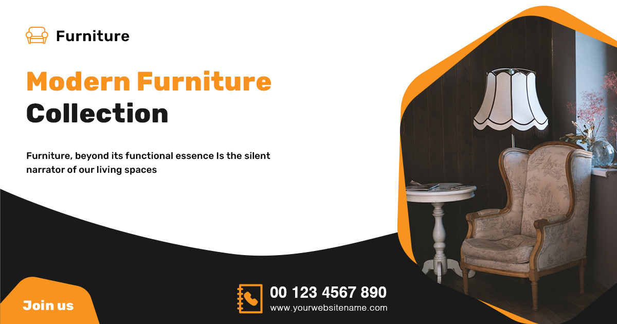 Modern Furniture Social Media Marketing Templates