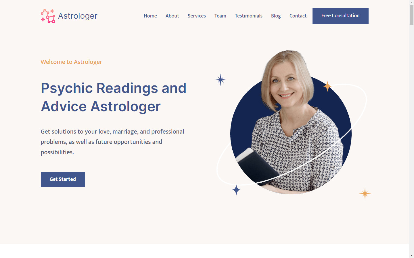 DFY Astrologer WordPress Theme