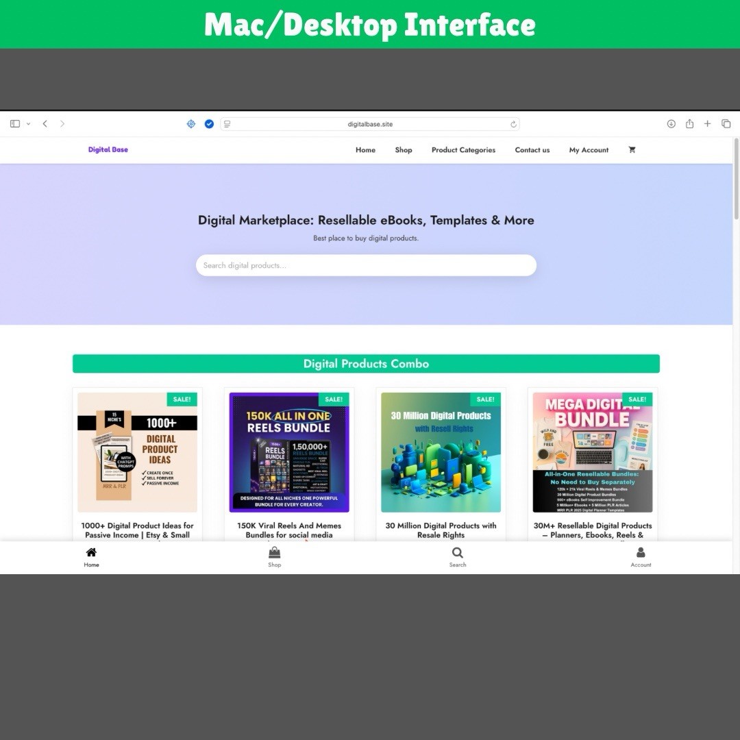 Digital Bundle: Planners, eBooks, Reels & 30M+ Assets for Resale!😇
