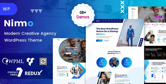 NIMMO Website Design WordPress Mobile Responsive Professional Landing Page