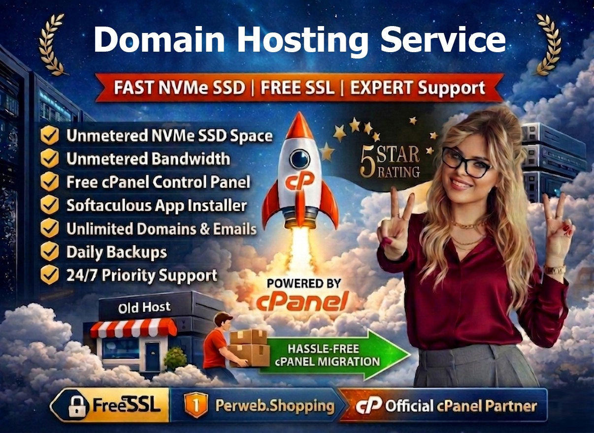 Domain Hosting Service – 🔐Unlimited SSD + SSL + Emails | Ultra Fast $14.99/Year