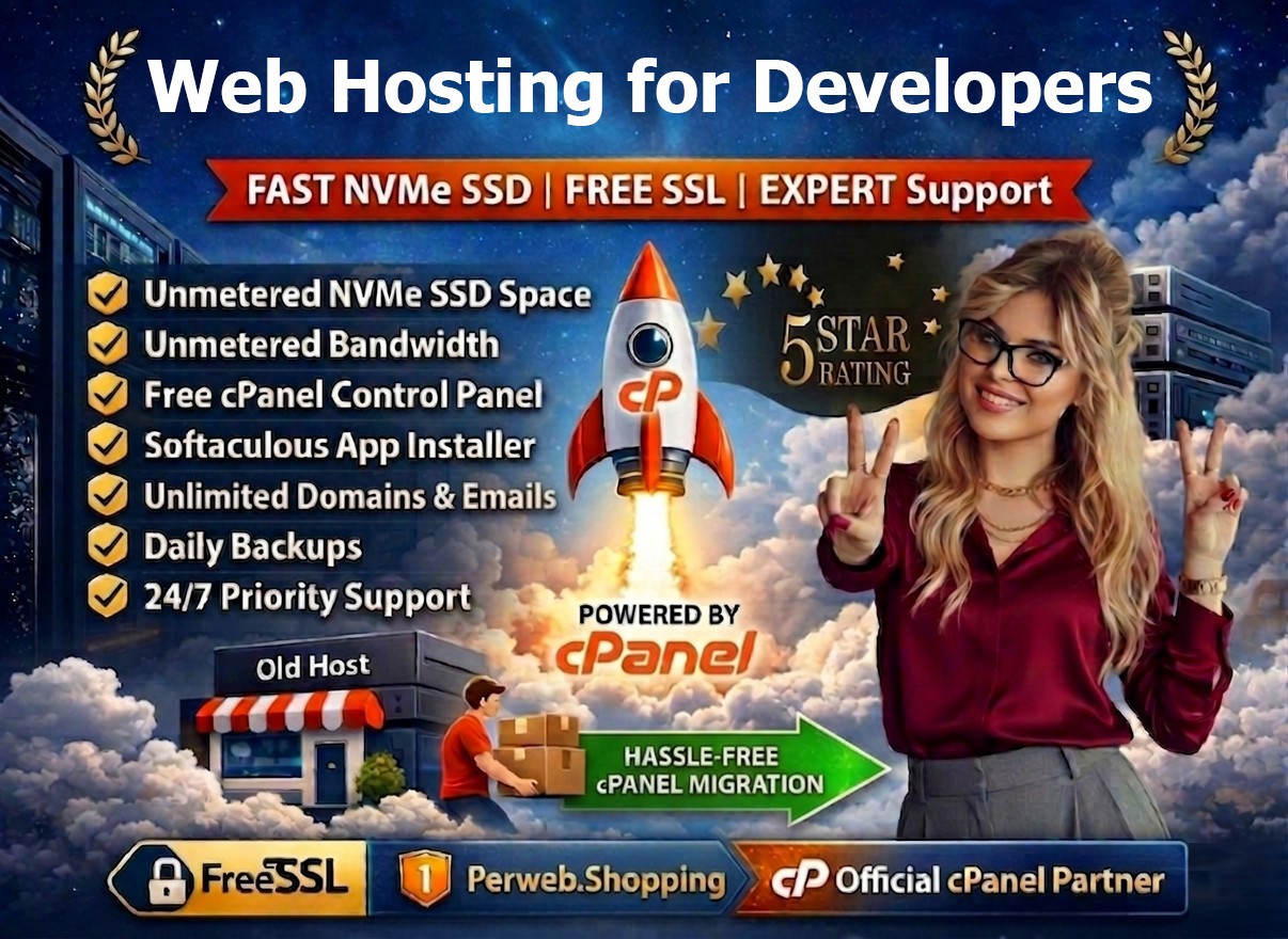 Web Hosting for Developers – 👨‍💻 Fast SSD, SSL, 24/7 Support | Only $14.99/Yr