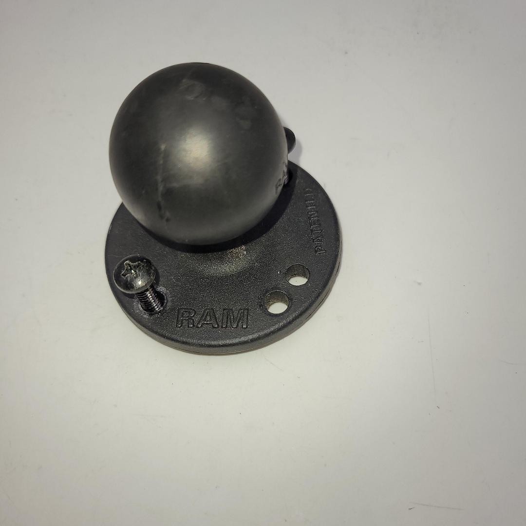 RAM® Round Plate with Ball – C Size Part#: RAM-202U
