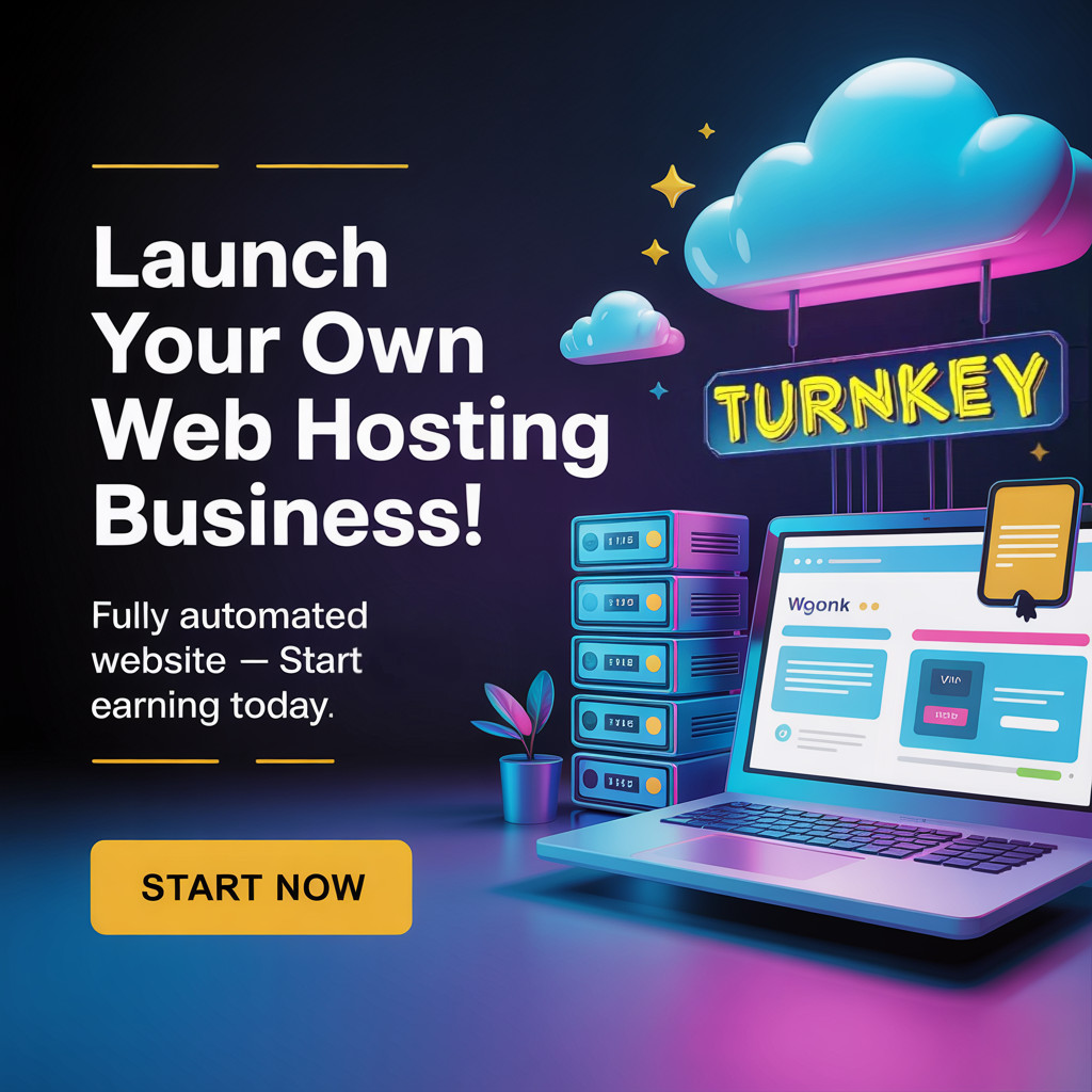 Web Hosting Business For Sale – Turnkey Website Ready to Launch