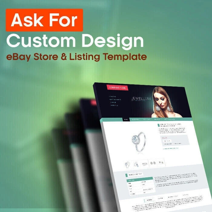 eBay Templates, eBay Auction Mobile Responsive html Templates 2026 for Jewelry