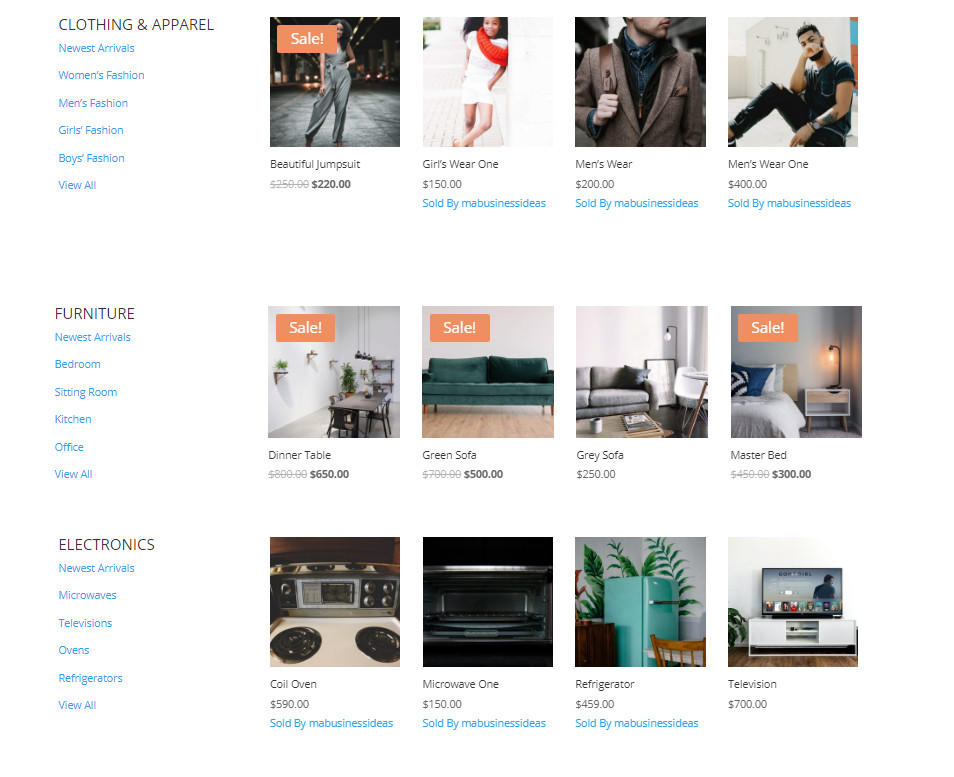 Multi Vendor, eCommerce, and Affiliate website / Free Set up / Hosting ​