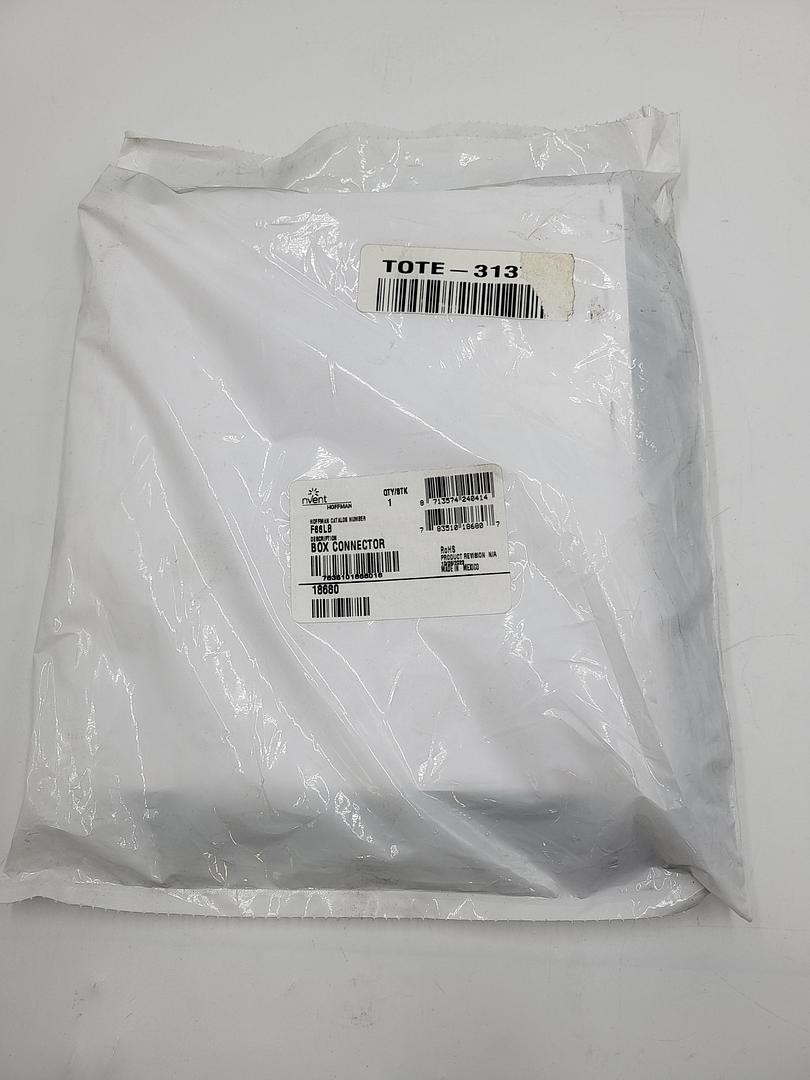 Nvent Wireway Box Connector: 6 in Wd, 6 in Ht, 7 5/8 in Lg, Steel