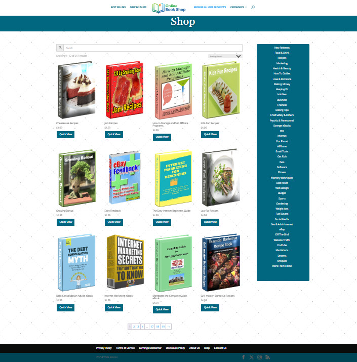Ready Online Book Store | 200+ Books | Automatic Delivery | Free Hosting & Setup