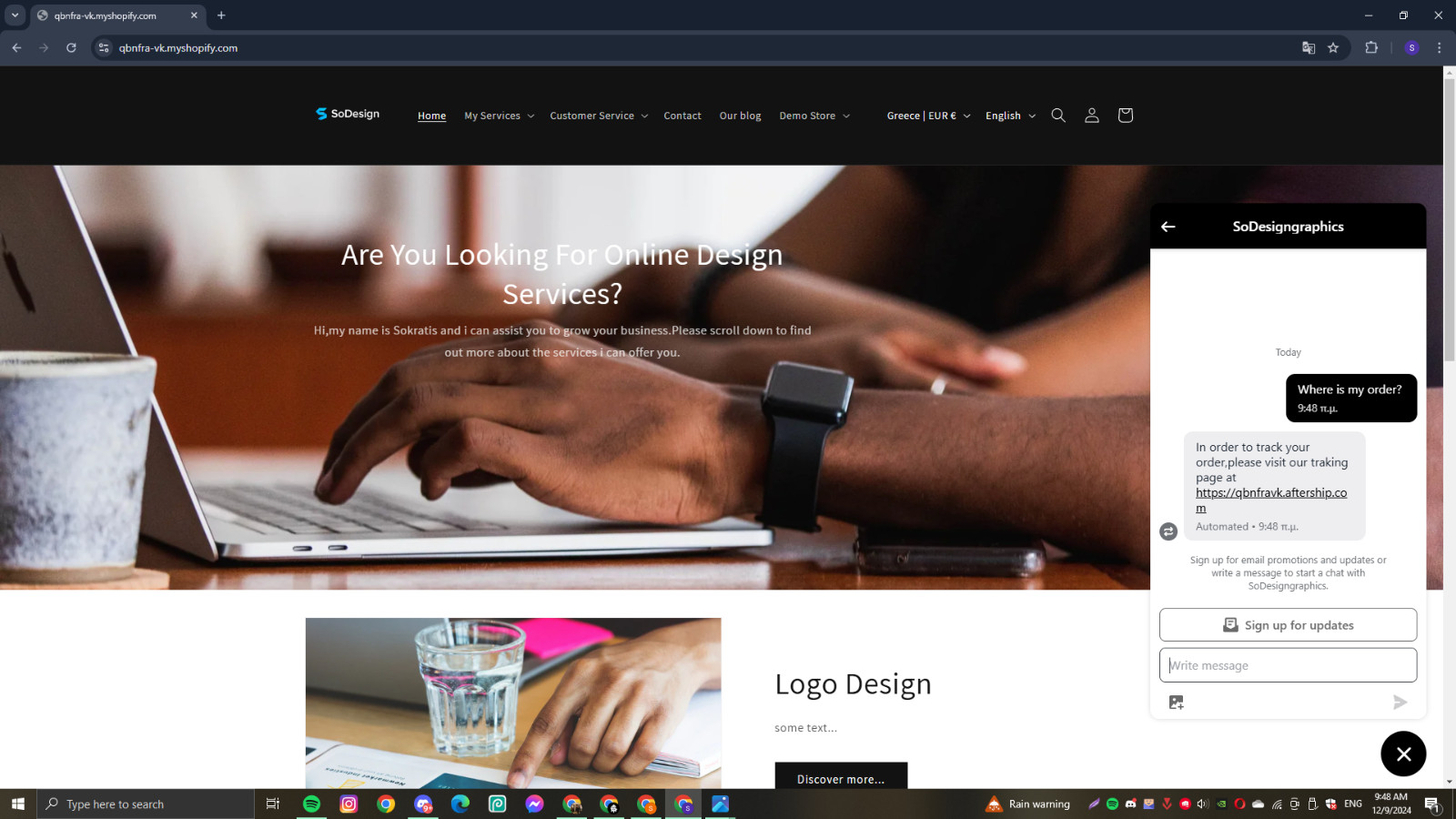 Shopify Website Building