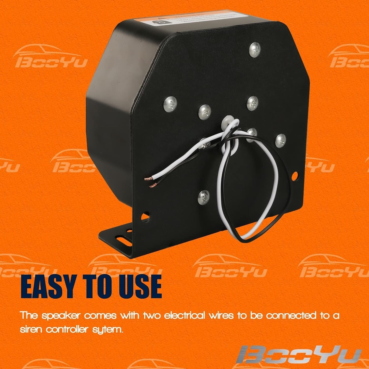 200W Compact High-Performance PA Siren Horn Speaker for Police Car Ambulance