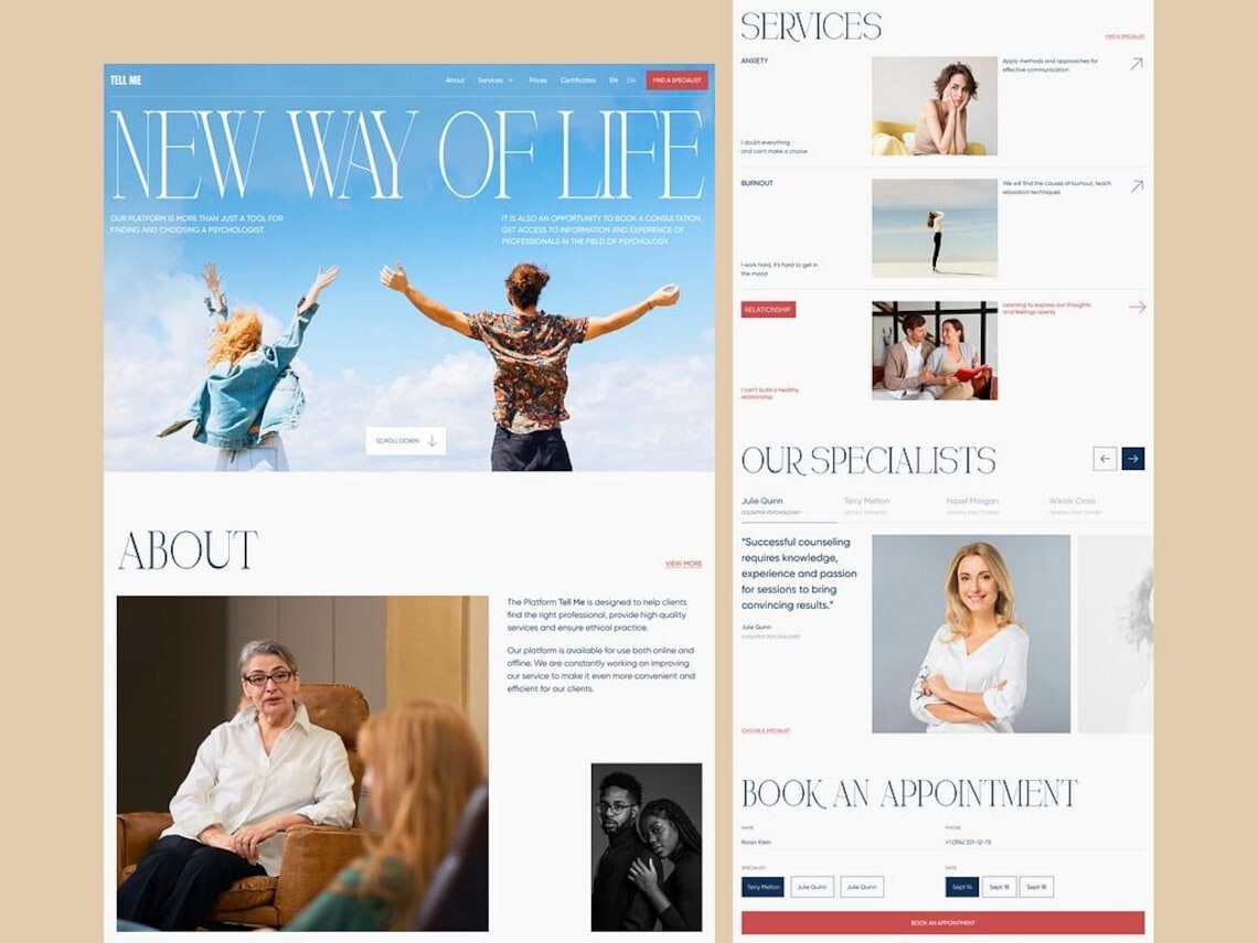Professional Modern Website Design Shopify, WordPress, Wix, Squarespace Develper