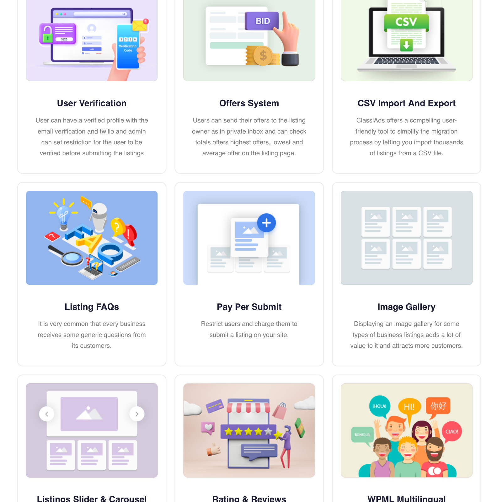 Craigslist Style Classified Website Design with Free 5GB VPS Web Hosting