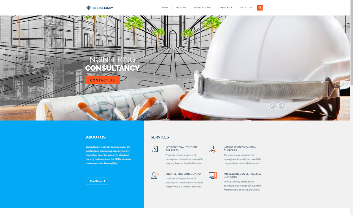 Website for consultation Agency –Free hosting + Complete set up