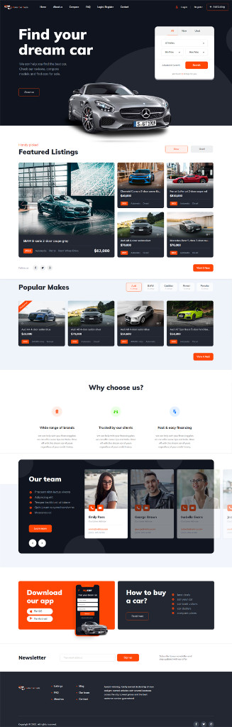 Selling Cars Website Free hosting / Free Installation Setup