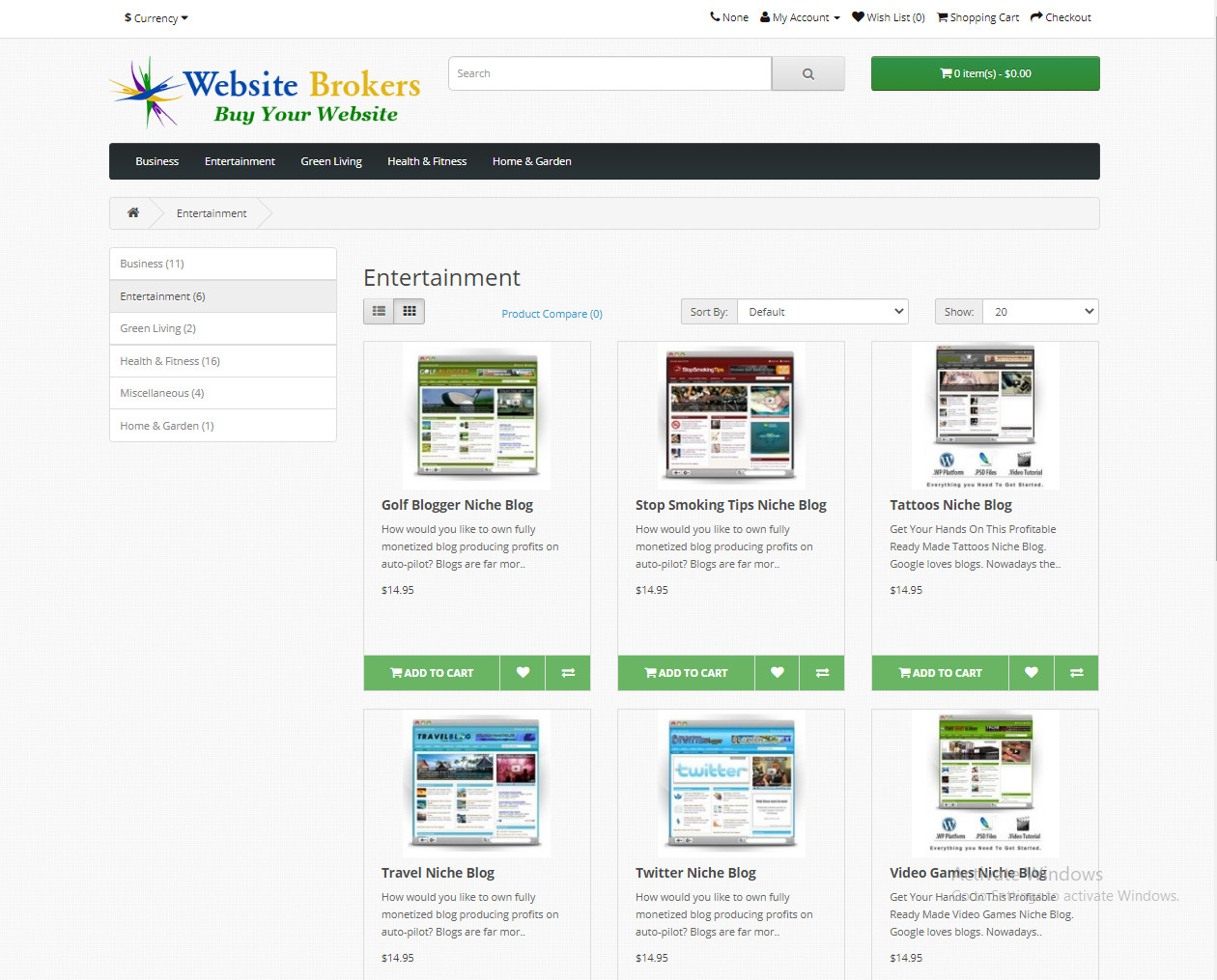 Sell Websites online – complete website 30 scripts included free Hosting /setup