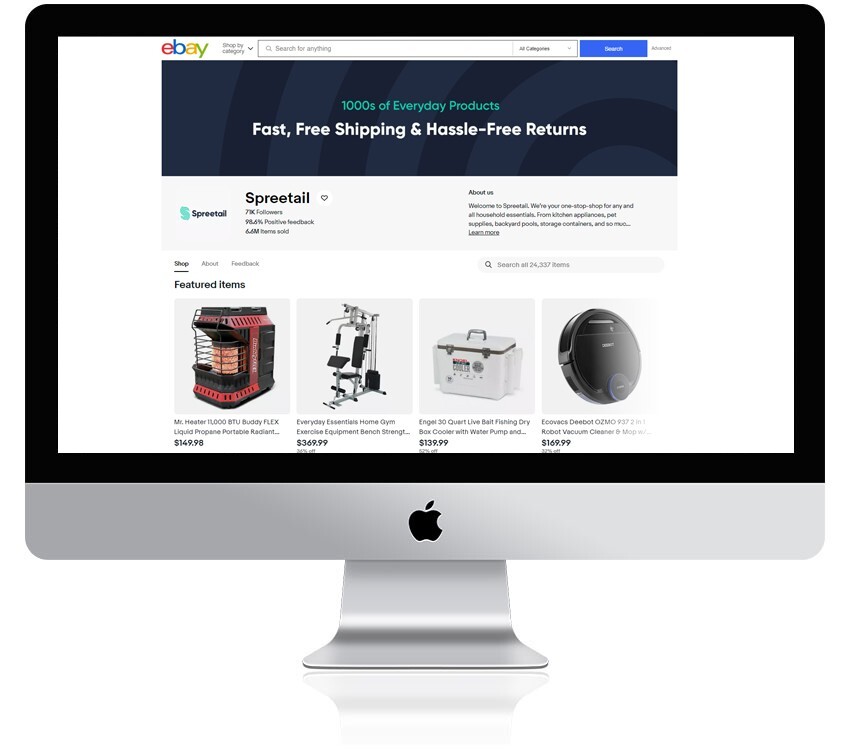 Premium eBay template HTML listing design, complimentary logo design & Video ad