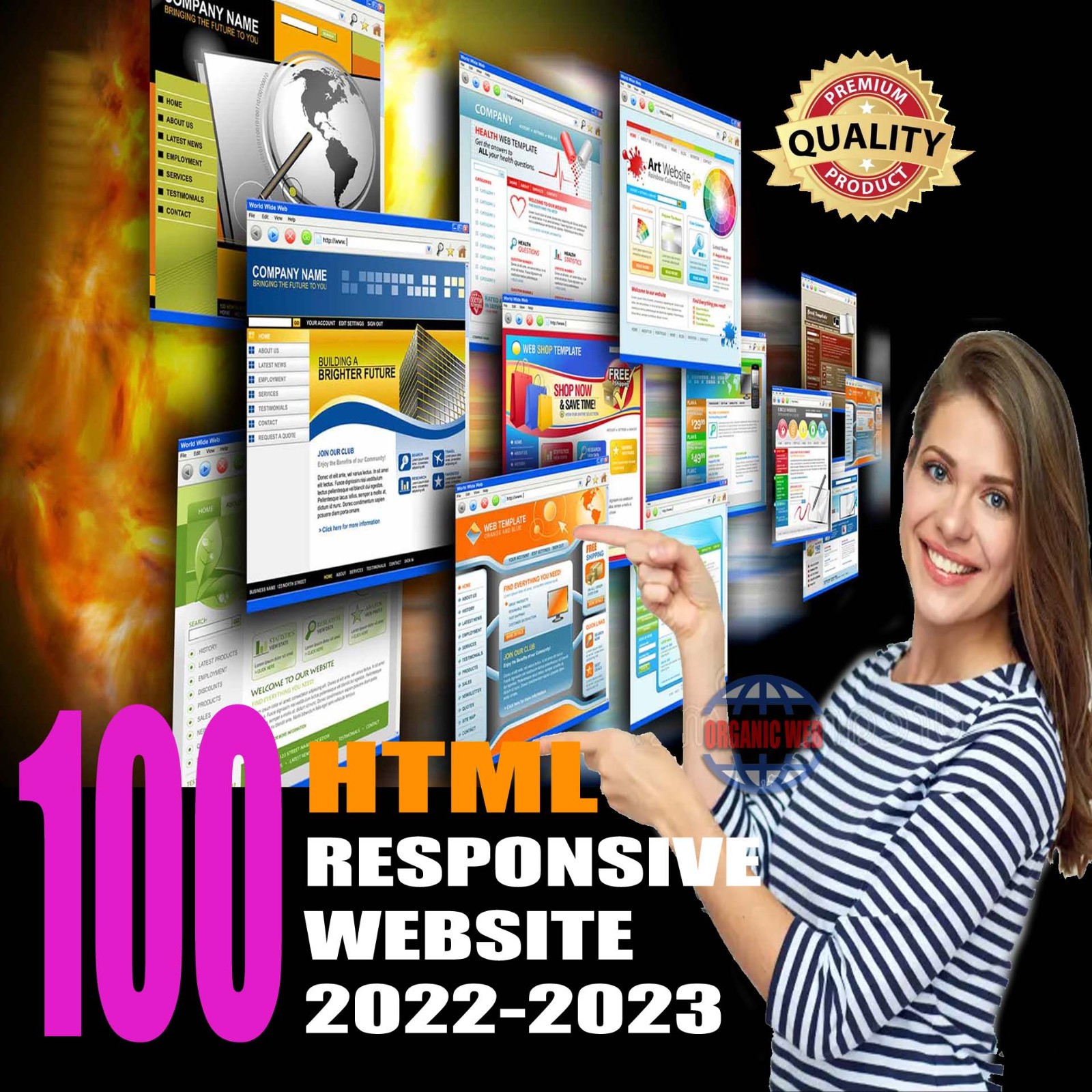 HQ 100 HTML Responsive Website Templates – Multiple Categories – Html5/ Boostrap