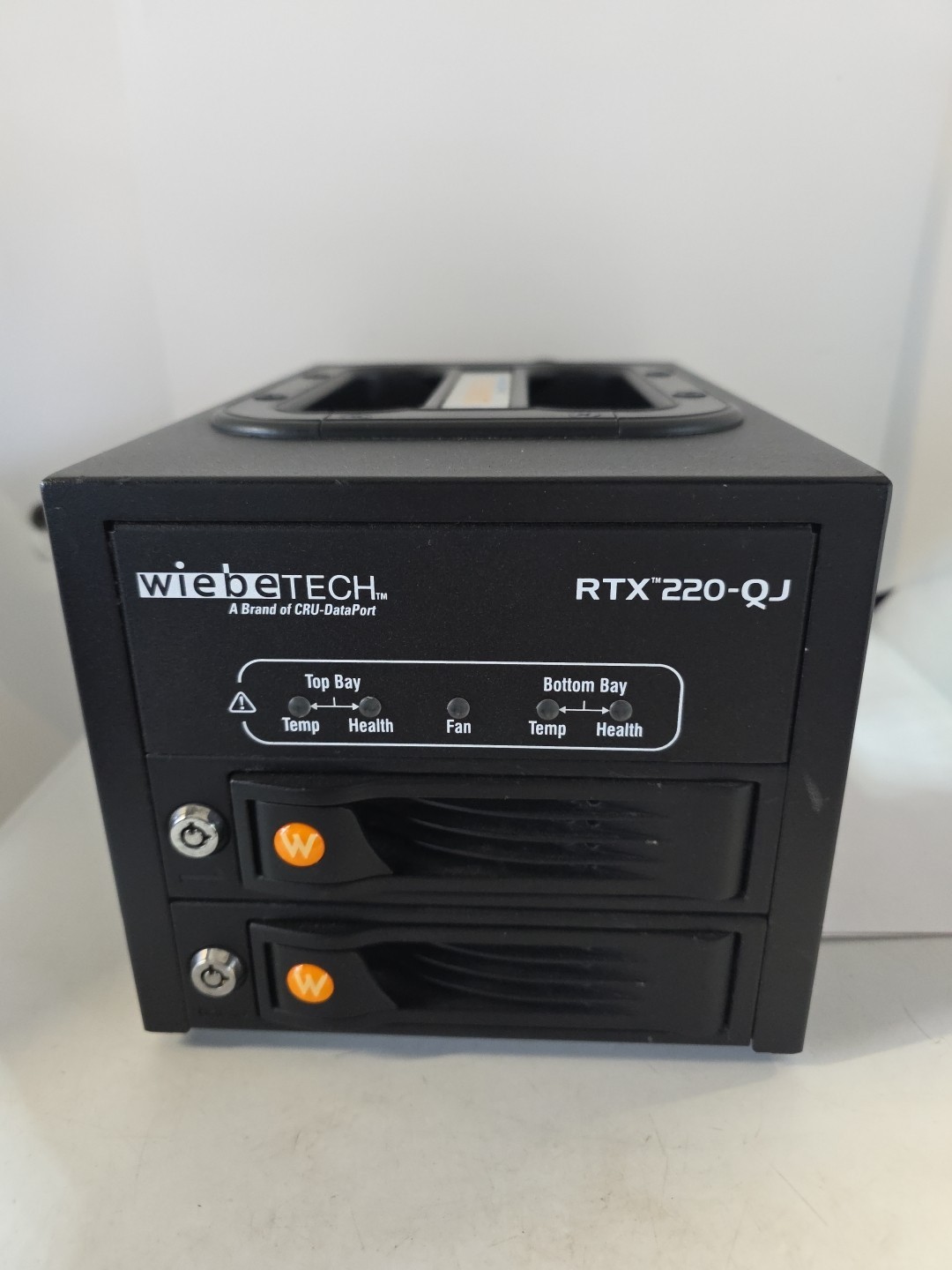 Wiebetech RTX220-QJ 2 Bay Tray-Free Drive Enclosure ESATA Fw800 Fw400 Usb2 