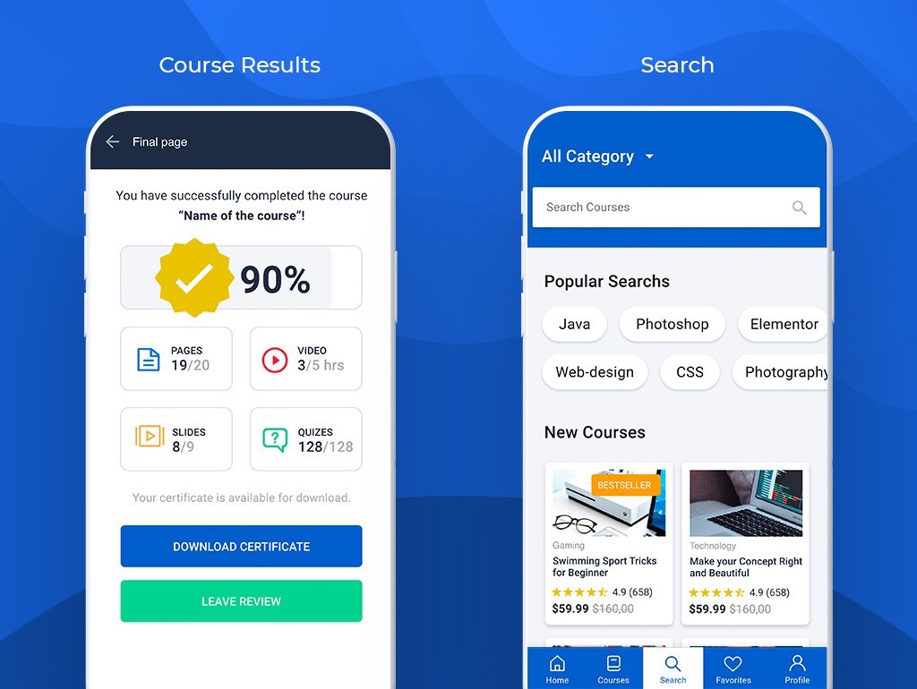 MasterLearn LMS Flutter Mobile App | Android & iOS | Learning Management System