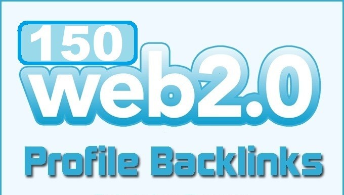 Over 150 WEB 2,0 Profile Backlinks on High Page Rank Sites for your website !SEO
