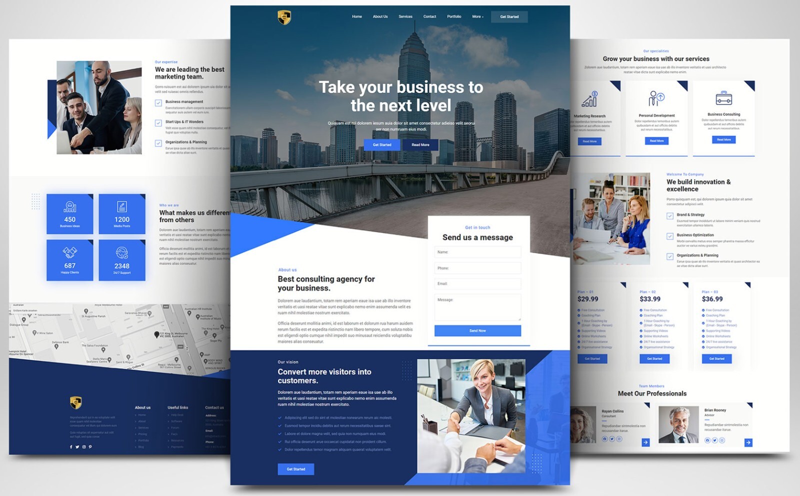 PRO WEBSITE FOR FIRM COMPANY AGENCY IN THE INDUSTRY & BUSINESS SECTOR WORDPRESS