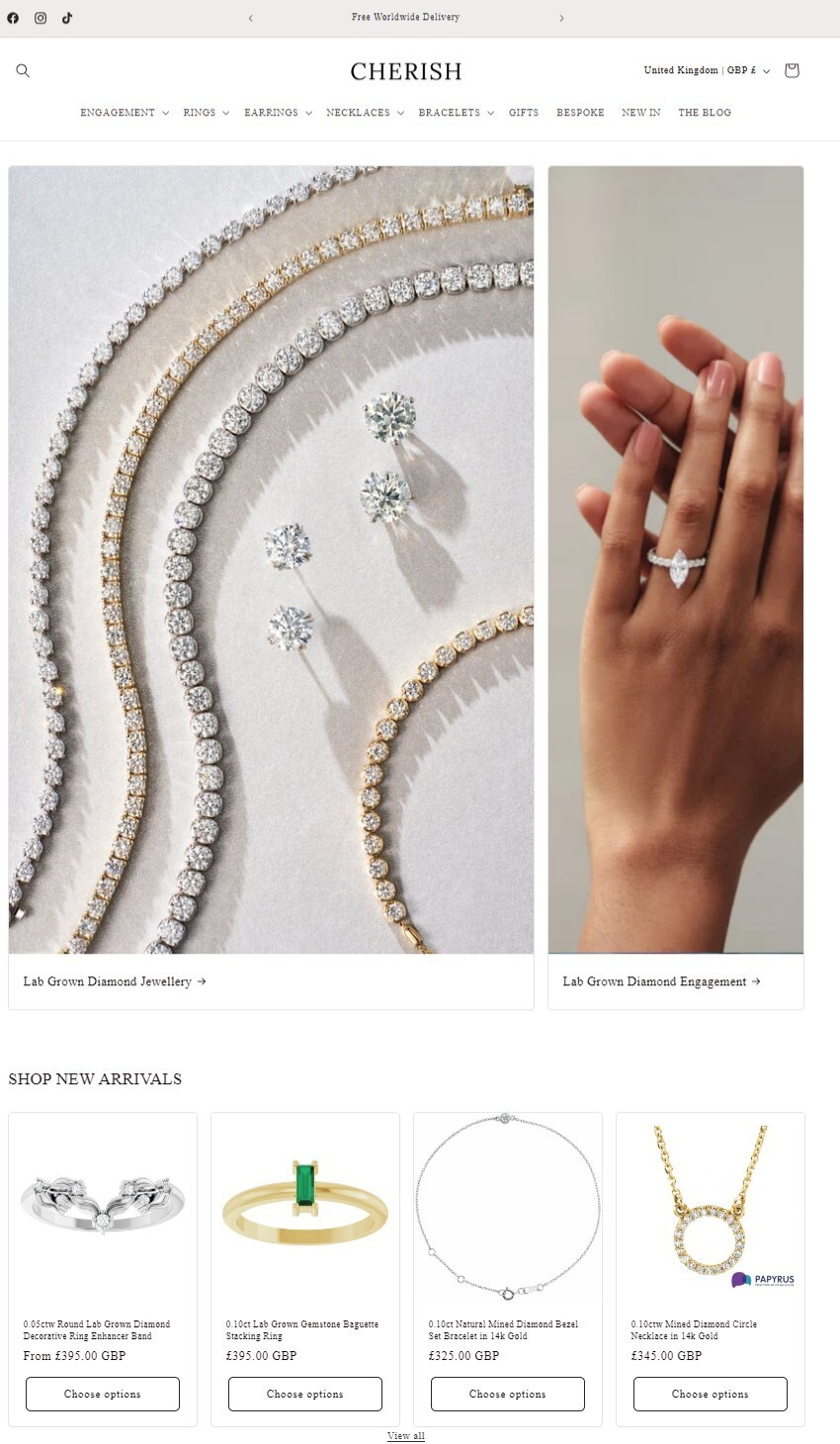 ReadyMade Shopify Jewelry Store Dropshipping Website