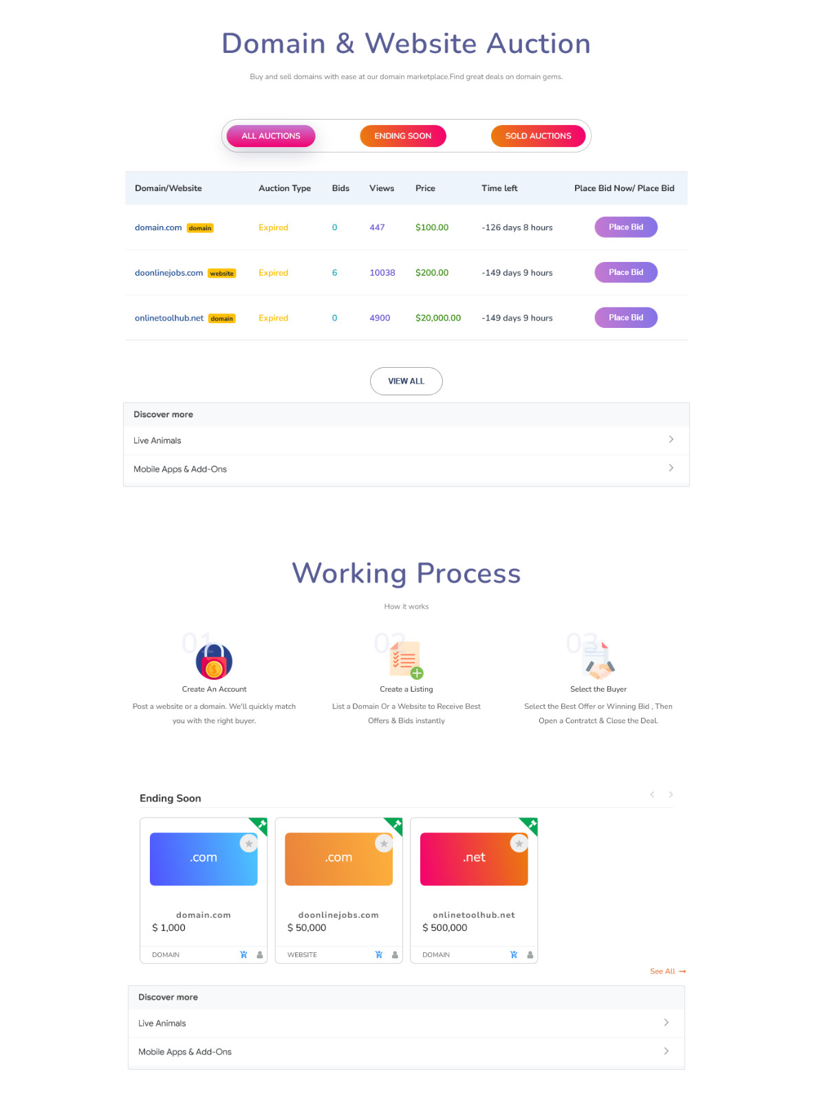 Zippa – Marketplace PHP Project | Domains, Websites, Apps, Social Media Platform