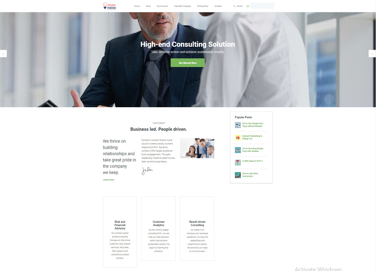 Turnkey Financial Services / affiliate Website Free Hosting / setup
